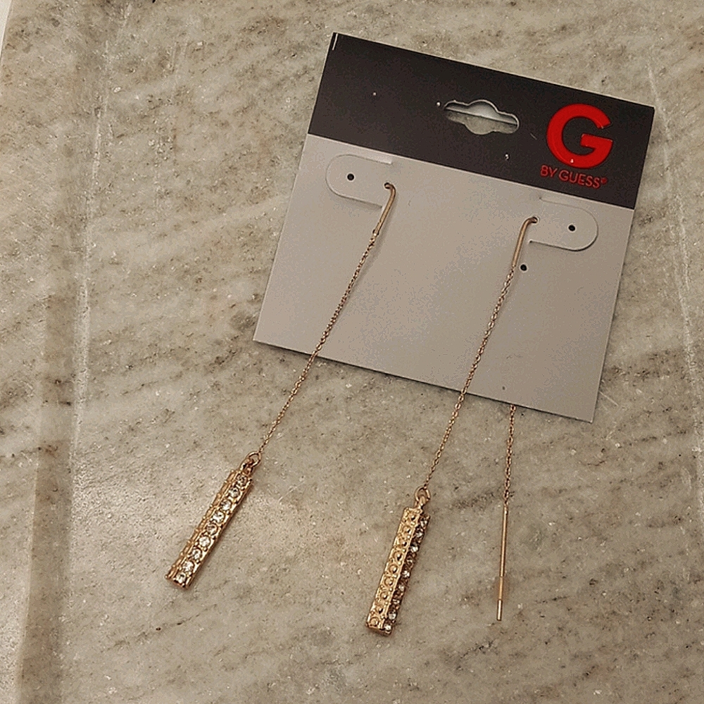 G by Guess Drop Earrings